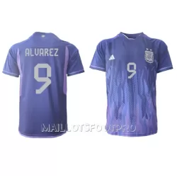 Maillot Argentine Julian Alvarez 9 Homme Extérieur Coupe du Monde 2022 Maillot Argentine Julian Alvarez 9 Homme Extérieur Coupe du Monde 2022