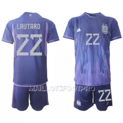 Maillot Argentine Lautaro Martinez 22 Enfant Extérieur Coupe du Monde 2022 Maillot Argentine Lautaro Martinez 22 Enfant Extérieur Coupe du Monde 2022