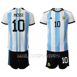 Maillot Argentine Lionel Messi 10 Enfant Domicile Coupe du Monde 2022 Maillot Argentine Lionel Messi 10 Enfant Domicile Coupe du Monde 2022