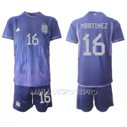 Maillot Argentine Lisandro Martinez 16 Enfant Extérieur Coupe du Monde 2022 Maillot Argentine Lisandro Martinez 16 Enfant Extérieur Coupe du Monde 2022