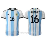Maillot Argentine Lisandro Martinez 16 Homme Domicile Coupe du Monde 2022