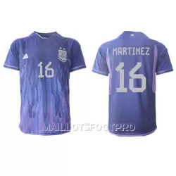 Maillot Argentine Lisandro Martinez 16 Homme Extérieur Coupe du Monde 2022 Maillot Argentine Lisandro Martinez 16 Homme Extérieur Coupe du Monde 2022