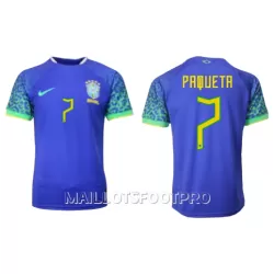 Maillot Brésil Lucas Paqueta 7 Homme Extérieur Coupe du Monde 2022 Maillot Brésil Lucas Paqueta 7 Homme Extérieur Coupe du Monde 2022