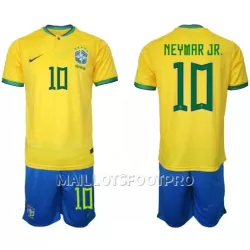 Maillot Brésil Neymar Jr 10 Enfant Domicile Coupe du Monde 2022 Maillot Brésil Neymar Jr 10 Enfant Domicile Coupe du Monde 2022