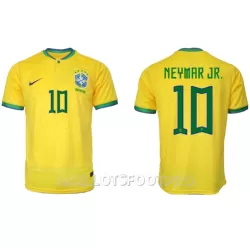 Maillot Brésil Neymar Jr 10 Homme Domicile Coupe du Monde 2022 Maillot Brésil Neymar Jr 10 Homme Domicile Coupe du Monde 2022