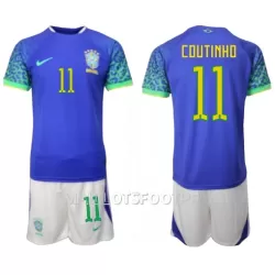 Maillot Brésil Philippe Coutinho 11 Enfant Extérieur Coupe du Monde 2022 Maillot Brésil Philippe Coutinho 11 Enfant Extérieur Coupe du Monde 2022