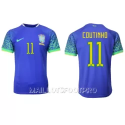 Maillot Brésil Philippe Coutinho 11 Homme Extérieur Coupe du Monde 2022 Maillot Brésil Philippe Coutinho 11 Homme Extérieur Coupe du Monde 2022