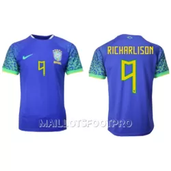 Maillot Brésil Richarlison 9 Homme Extérieur Coupe du Monde 2022 Maillot Brésil Richarlison 9 Homme Extérieur Coupe du Monde 2022