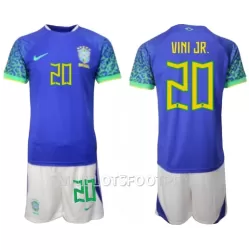 Maillot Brésil Vini JR 20 Enfant Extérieur Coupe du Monde 2022 Maillot Brésil Vini JR 20 Enfant Extérieur Coupe du Monde 2022