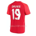 Maillot Canada Alphonso Davies 19 Homme Domicile Coupe du Monde 2022