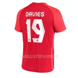 Maillot Canada Alphonso Davies 19 Homme Domicile Coupe du Monde 2022 Maillot Canada Alphonso Davies 19 Homme Domicile Coupe du Monde 2022