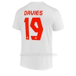 Maillot Canada Alphonso Davies 19 Homme Extérieur Coupe du Monde 2022 Maillot Canada Alphonso Davies 19 Homme Extérieur Coupe du Monde 2022