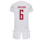 Maillot Danemark Andreas Christensen 6 Enfant Extérieur Coupe du Monde 2022