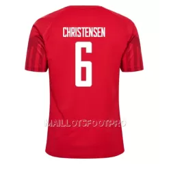 Maillot Danemark Andreas Christensen 6 Homme Domicile Coupe du Monde 2022 Maillot Danemark Andreas Christensen 6 Homme Domicile Coupe du Monde 2022