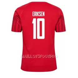 Maillot Danemark Christian Eriksen 10 Homme Domicile Coupe du Monde 2022 Maillot Danemark Christian Eriksen 10 Homme Domicile Coupe du Monde 2022