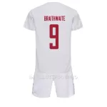 Maillot Danemark Martin Braithwaite 9 Enfant Extérieur Coupe du Monde 2022