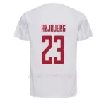 Maillot Danemark Pierre-Emile Hojbjerg 23 Homme Extérieur Coupe du Monde 2022