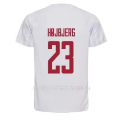 Maillot Danemark Pierre-Emile Hojbjerg 23 Homme Extérieur Coupe du Monde 2022 Maillot Danemark Pierre-Emile Hojbjerg 23 Homme Extérieur Coupe du Monde 2022