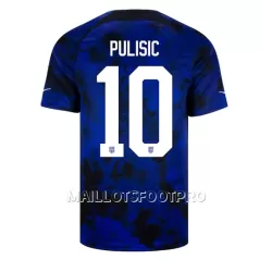 Maillot États-Unis Christian Pulisic 10 Homme Extérieur Coupe du Monde 2022 Maillot États-Unis Christian Pulisic 10 Homme Extérieur Coupe du Monde 2022