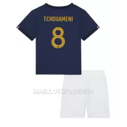 Maillot France Aurelien Tchouameni 8 Enfant Domicile Coupe du Monde 2022 Maillot France Aurelien Tchouameni 8 Enfant Domicile Coupe du Monde 2022