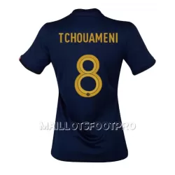 Maillot France Aurelien Tchouameni 8 Femme Domicile Coupe du Monde 2022 Maillot France Aurelien Tchouameni 8 Femme Domicile Coupe du Monde 2022
