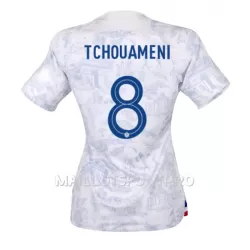 Maillot France Aurelien Tchouameni 8 Femme Extérieur Coupe du Monde 2022 Maillot France Aurelien Tchouameni 8 Femme Extérieur Coupe du Monde 2022