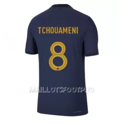Maillot France Aurelien Tchouameni 8 Homme Domicile Coupe du Monde 2022 Maillot France Aurelien Tchouameni 8 Homme Domicile Coupe du Monde 2022