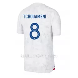 Maillot France Aurelien Tchouameni 8 Homme Extérieur Coupe du Monde 2022 Maillot France Aurelien Tchouameni 8 Homme Extérieur Coupe du Monde 2022