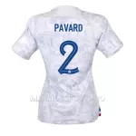 Maillot France Benjamin Pavard 2 Femme Extérieur Coupe du Monde 2022