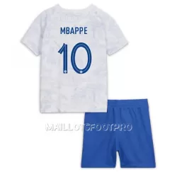 Maillot France Kylian Mbappé 10 Enfant Extérieur Coupe du Monde 2022 Maillot France Kylian Mbappé 10 Enfant Extérieur Coupe du Monde 2022