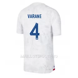 Maillot France Raphael Varane 4 Homme Extérieur Coupe du Monde 2022 Maillot France Raphael Varane 4 Homme Extérieur Coupe du Monde 2022