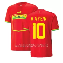 Maillot Ghana Andre Ayew 10 Homme Extérieur Coupe du Monde 2022 Maillot Ghana Andre Ayew 10 Homme Extérieur Coupe du Monde 2022