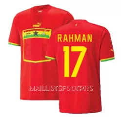 Maillot Ghana Baba Rahman 17 Homme Extérieur Coupe du Monde 2022 Maillot Ghana Baba Rahman 17 Homme Extérieur Coupe du Monde 2022
