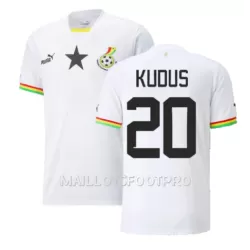 Maillot Ghana Mohammed Kudus 20 Homme Domicile Coupe du Monde 2022 Maillot Ghana Mohammed Kudus 20 Homme Domicile Coupe du Monde 2022