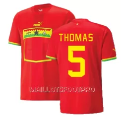Maillot Ghana Thomas Partey 5 Homme Extérieur Coupe du Monde 2022 Maillot Ghana Thomas Partey 5 Homme Extérieur Coupe du Monde 2022