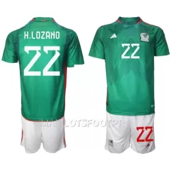 Maillot Mexique Hirving Lozano 22 Enfant Domicile Coupe du Monde 2022 Maillot Mexique Hirving Lozano 22 Enfant Domicile Coupe du Monde 2022