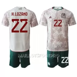 Maillot Mexique Hirving Lozano 22 Enfant Extérieur Coupe du Monde 2022 Maillot Mexique Hirving Lozano 22 Enfant Extérieur Coupe du Monde 2022