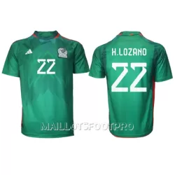 Maillot Mexique Hirving Lozano 22 Homme Domicile Coupe du Monde 2022 Maillot Mexique Hirving Lozano 22 Homme Domicile Coupe du Monde 2022