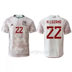 Maillot Mexique Hirving Lozano 22 Homme Extérieur Coupe du Monde 2022 Maillot Mexique Hirving Lozano 22 Homme Extérieur Coupe du Monde 2022