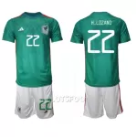 Maillot Mexique Luis Romo 7 Enfant Domicile Coupe du Monde 2022