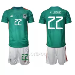 Maillot Mexique Luis Romo 7 Enfant Domicile Coupe du Monde 2022 Maillot Mexique Luis Romo 7 Enfant Domicile Coupe du Monde 2022