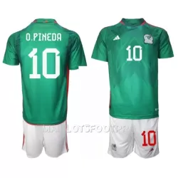 Maillot Mexique Orbelin Pineda 10 Enfant Domicile Coupe du Monde 2022 Maillot Mexique Orbelin Pineda 10 Enfant Domicile Coupe du Monde 2022