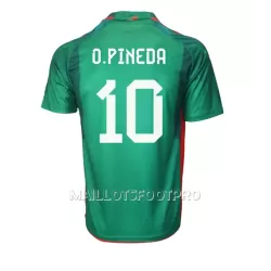 Maillot Mexique Orbelin Pineda 10 Homme Domicile Coupe du Monde 2022 Maillot Mexique Orbelin Pineda 10 Homme Domicile Coupe du Monde 2022