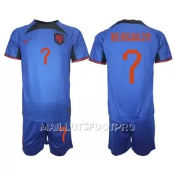 Maillot Pays-Bas Steven Bergwijn 7 Enfant Extérieur Coupe du Monde 2022 Maillot Pays-Bas Steven Bergwijn 7 Enfant Extérieur Coupe du Monde 2022