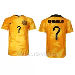 Maillot Pays-Bas Steven Bergwijn 7 Homme Domicile Coupe du Monde 2022 Maillot Pays-Bas Steven Bergwijn 7 Homme Domicile Coupe du Monde 2022