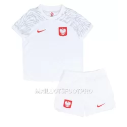 Maillot Pologne Enfant Domicile Coupe du Monde 2022 Maillot Pologne Enfant Domicile Coupe du Monde 2022