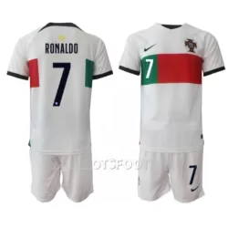 Maillot Portugal Cristiano Ronaldo 7 Enfant Extérieur Coupe du Monde 2022 Maillot Portugal Cristiano Ronaldo 7 Enfant Extérieur Coupe du Monde 2022
