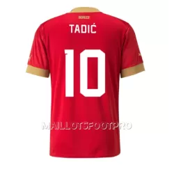 Maillot Serbie Dusan Tadic 10 Homme Domicile Coupe du Monde 2022 Maillot Serbie Dusan Tadic 10 Homme Domicile Coupe du Monde 2022