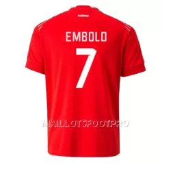 Maillot Suisse Breel Embolo 7 Homme Domicile Coupe du Monde 2022 Maillot Suisse Breel Embolo 7 Homme Domicile Coupe du Monde 2022