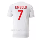 Maillot Suisse Breel Embolo 7 Homme Extérieur Coupe du Monde 2022